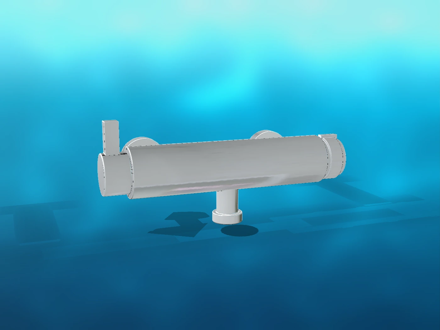 RD-T150 termostatik batarya 3D modeli