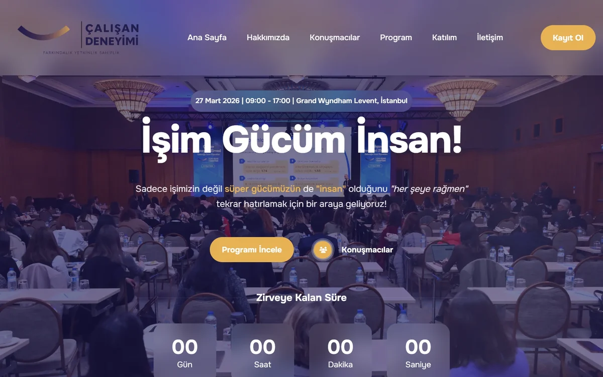 Çalışan Deneyimi Zirvesi projesinden görsel