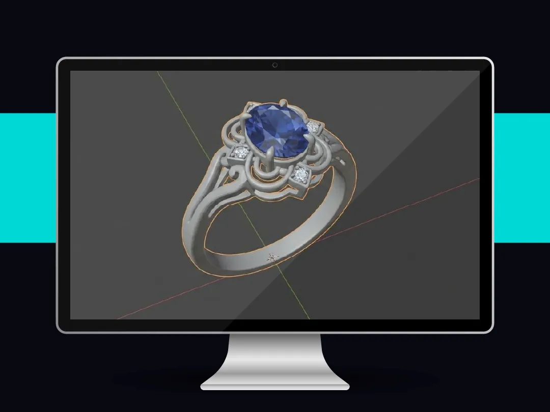 3D Yüzük Tasarımı - Rise of Digital 3d tasarım & animasyon projesi