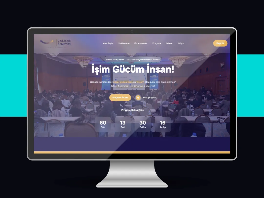 Etkinlik Landing Page